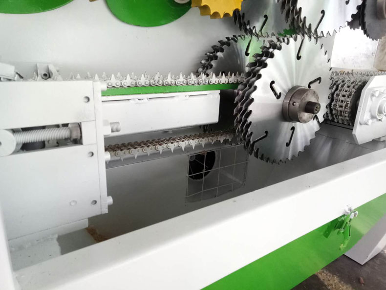 圓木多片鋸具有安全性高、操作便捷、送料順暢、效率高、低耗材等特點(diǎn)